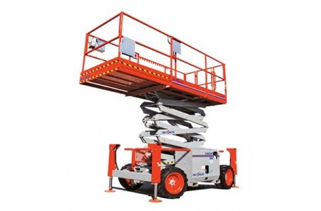 Ножничный подъемник: виды, достоинства и область применения