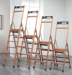 Способы создания деревянных стремянок: каких правил придерживаться