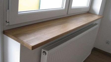 Особенности деревянных подоконников и их монтаж