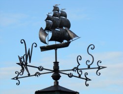Как осуществляется установка флюгера для кровли: особенности работы