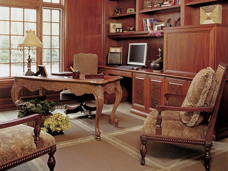 Сравнение стилей и особенности оформления кабинета для писателя