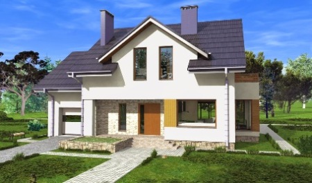 Коттеджи с мансардой: особенности проекта и материалы для строительства дома