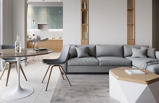 Подбираем для гостиной мебель в скандинавской стилистике