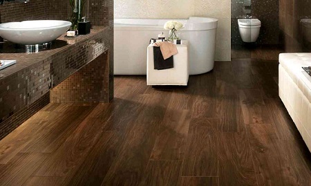 Ламинат для ванной комнаты: виды и характеристики