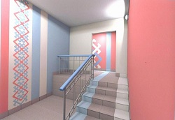 Этапы окраски стен в подъезде и алгоритм действий