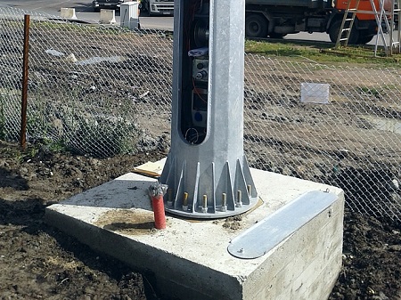 Правила монтажа фундаментов опор контактной электросети