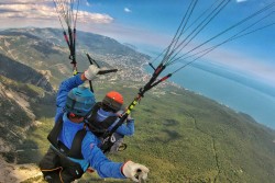 Полет на параплане в качестве подарка близкому человеку