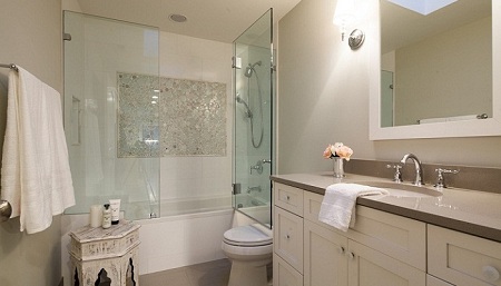 Стеклянные перегородки для ванной комнаты: виды и преимущества