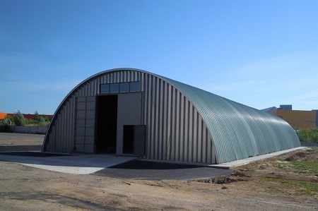 Строительство арочного ангара: конструкция и основные этапы