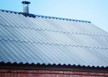 Асбестоцементный лист для кровли: главные преимущества и виды
