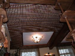 Деревянные потолки из ясеня