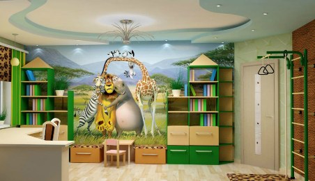 Фотообои на стену в детскую: рекомендации выбора и разновидности материала