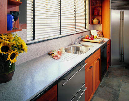 Разнообразие кухонных столешниц