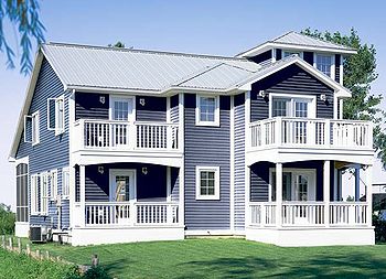 Сайдинг фасада дома