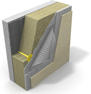 Современный штукатурный фасад