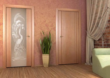 Преимущества установки шпонированных межкомнатных дверей
