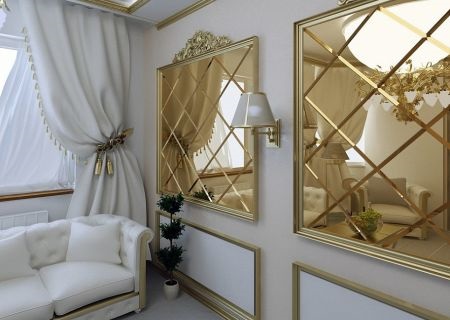 Зеркальное панно с фацетом: понятие, достоинства и монтаж